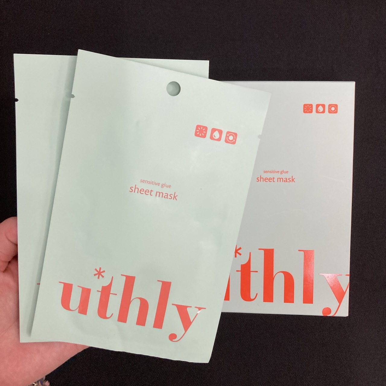 センシティブグルーマスク/uthly/シートマスク・パックを使ったクチコミ（1枚目）
