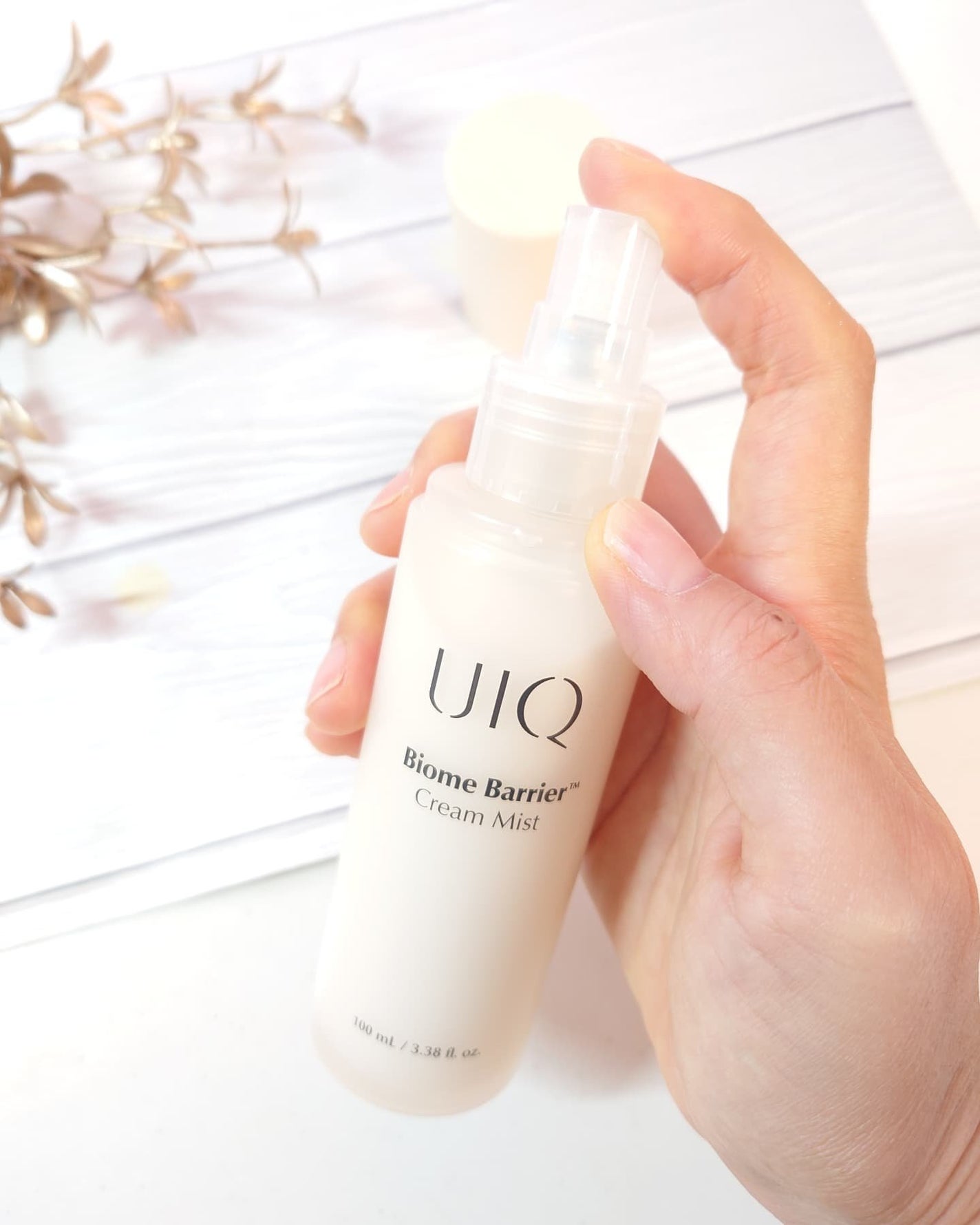 バイオームバリア クリームミスト/UIQ/ミスト状化粧水を使ったクチコミ(2枚目)