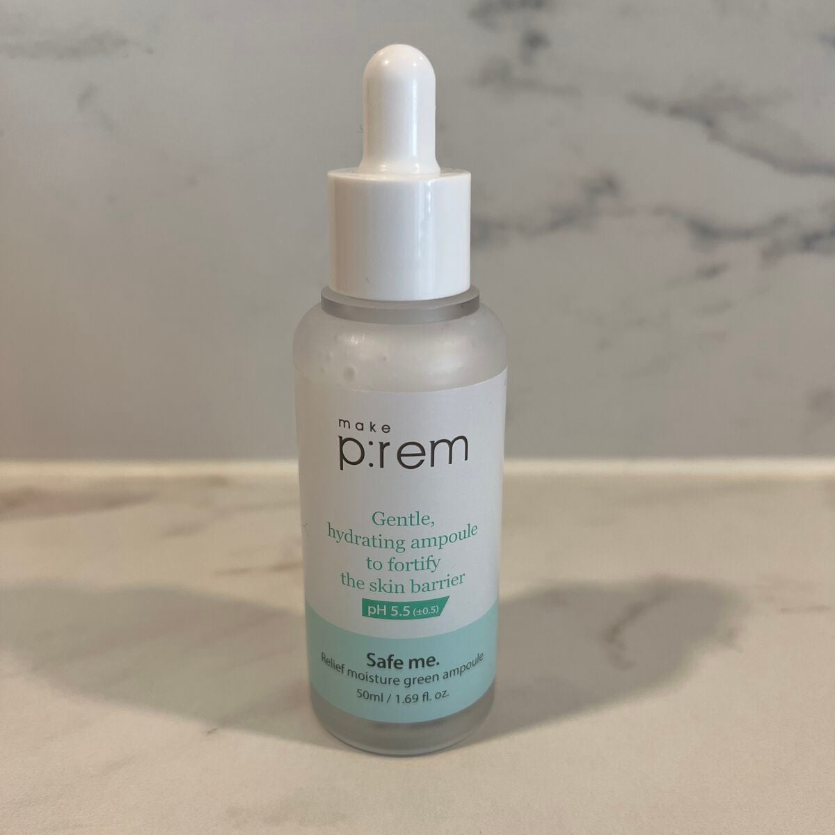 セーフミー リリーフモイスチャーグリーンアンプル /make prem/美容液を使ったクチコミ(1枚目)