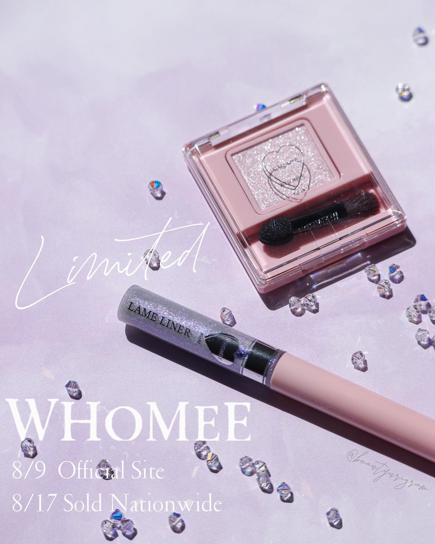 フーミー シングルラメシャドウ/WHOMEE/単色アイシャドウを使ったクチコミ(1枚目)