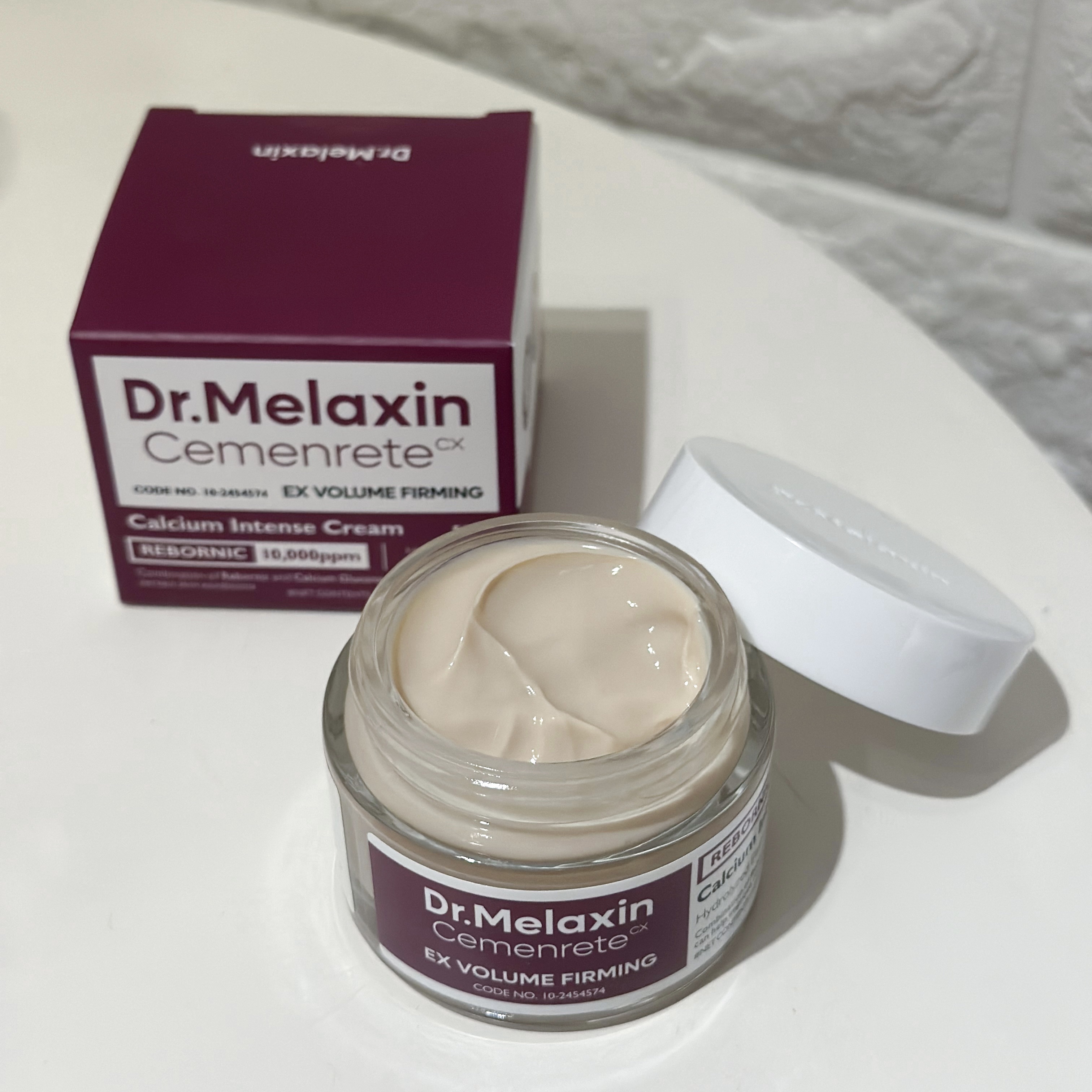 Cemenrete Calcium Intense Cream/Dr.Melaxin/フェイスクリームを使ったクチコミ（2枚目）