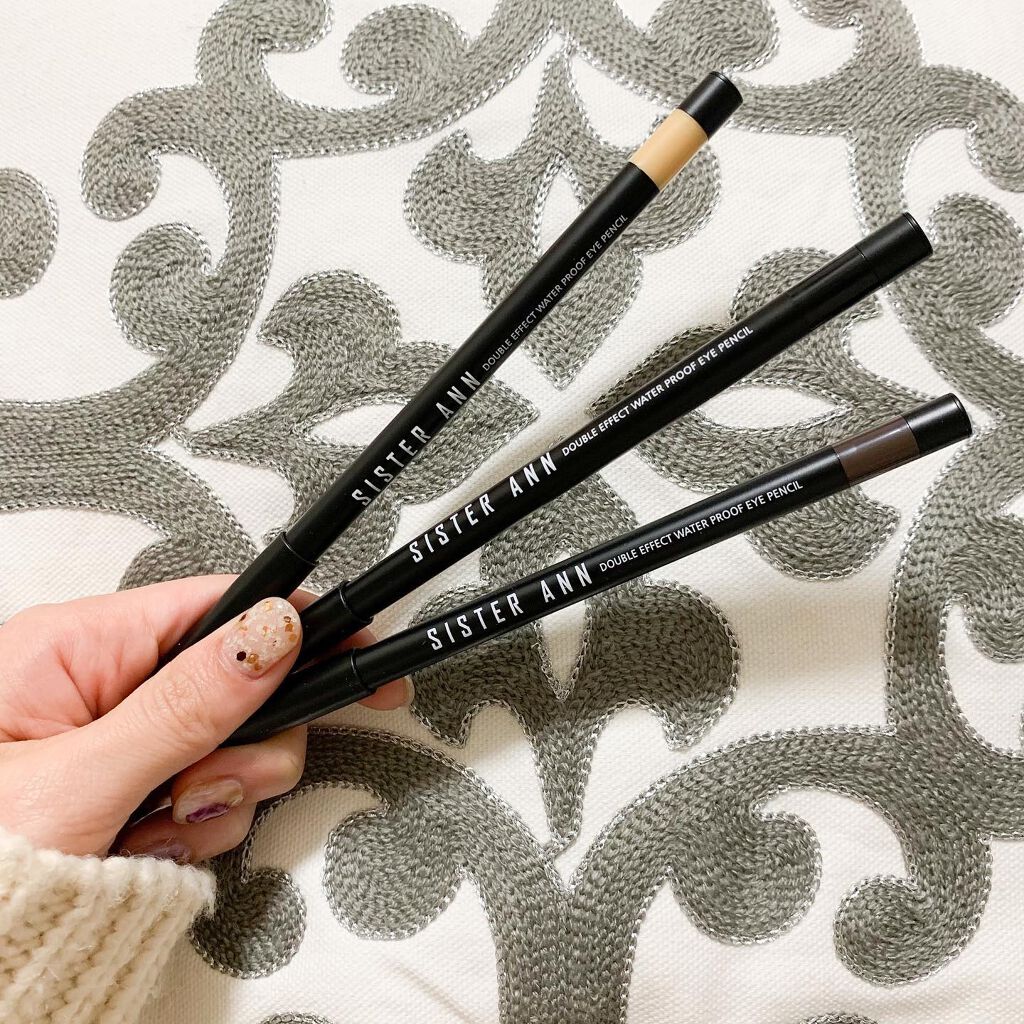 ウォータープルーフペンシルアイライナー 07 MATTE BLACK/SISTER ANN/ペンシルアイライナーを使ったクチコミ（1枚目）