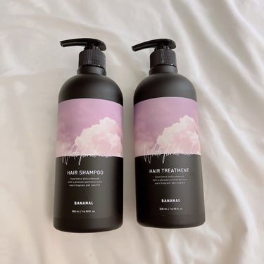 BANANAL（バナナル）
Perfumed Hair Shampoo&Treatment
ホワイトフローラルムスク

香水みたいに香りが長続きするシャンプー
甘いムスクの香りがいい✌️
仕上がりはふわ