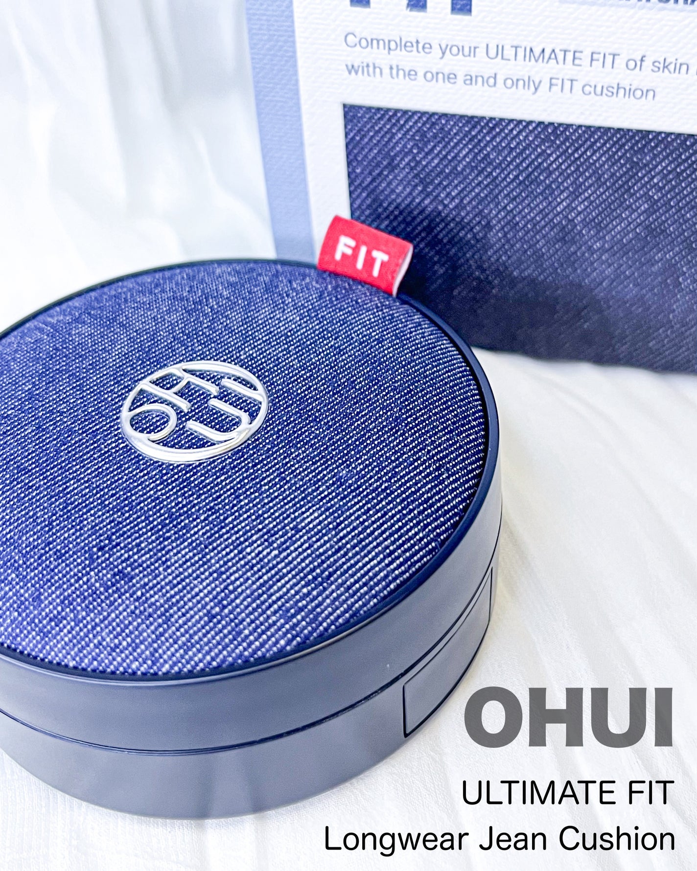 アルティメットフィット ロングウェアデニムクッション/OHUI/クッションファンデーションを使ったクチコミ(7枚目)