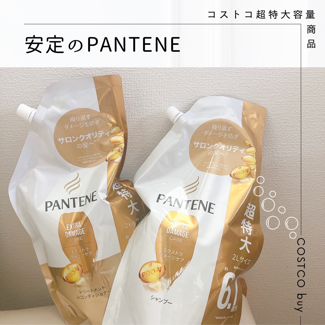 エクストラ ダメージケア シャンプー／トリートメント in コンディショナー トリートメント本体/パンテーン/市販シャンプーを使ったクチコミ（1枚目）
