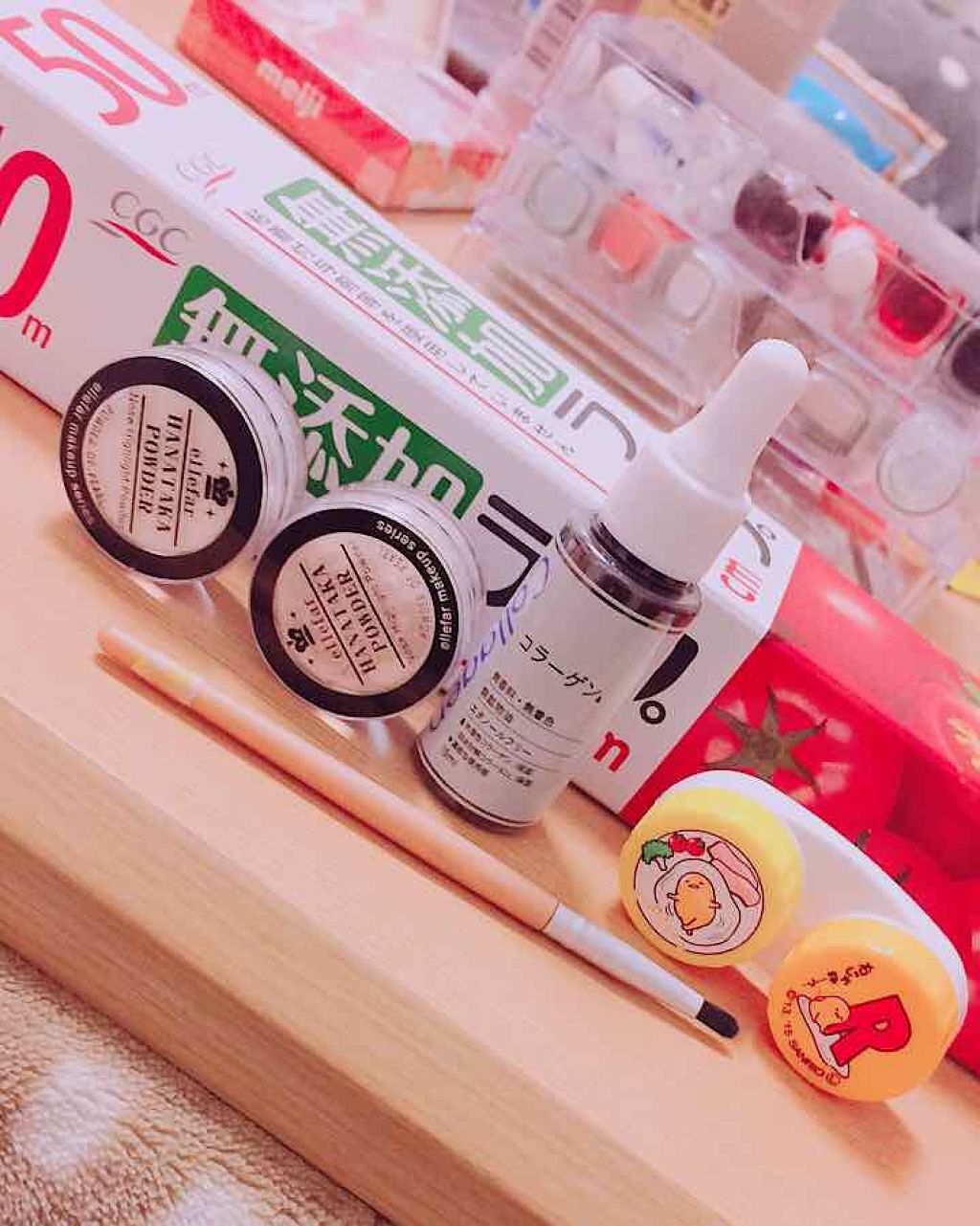 エルファー ハナ高パウダー/DAISO/ルースパウダーを使ったクチコミ（2枚目）