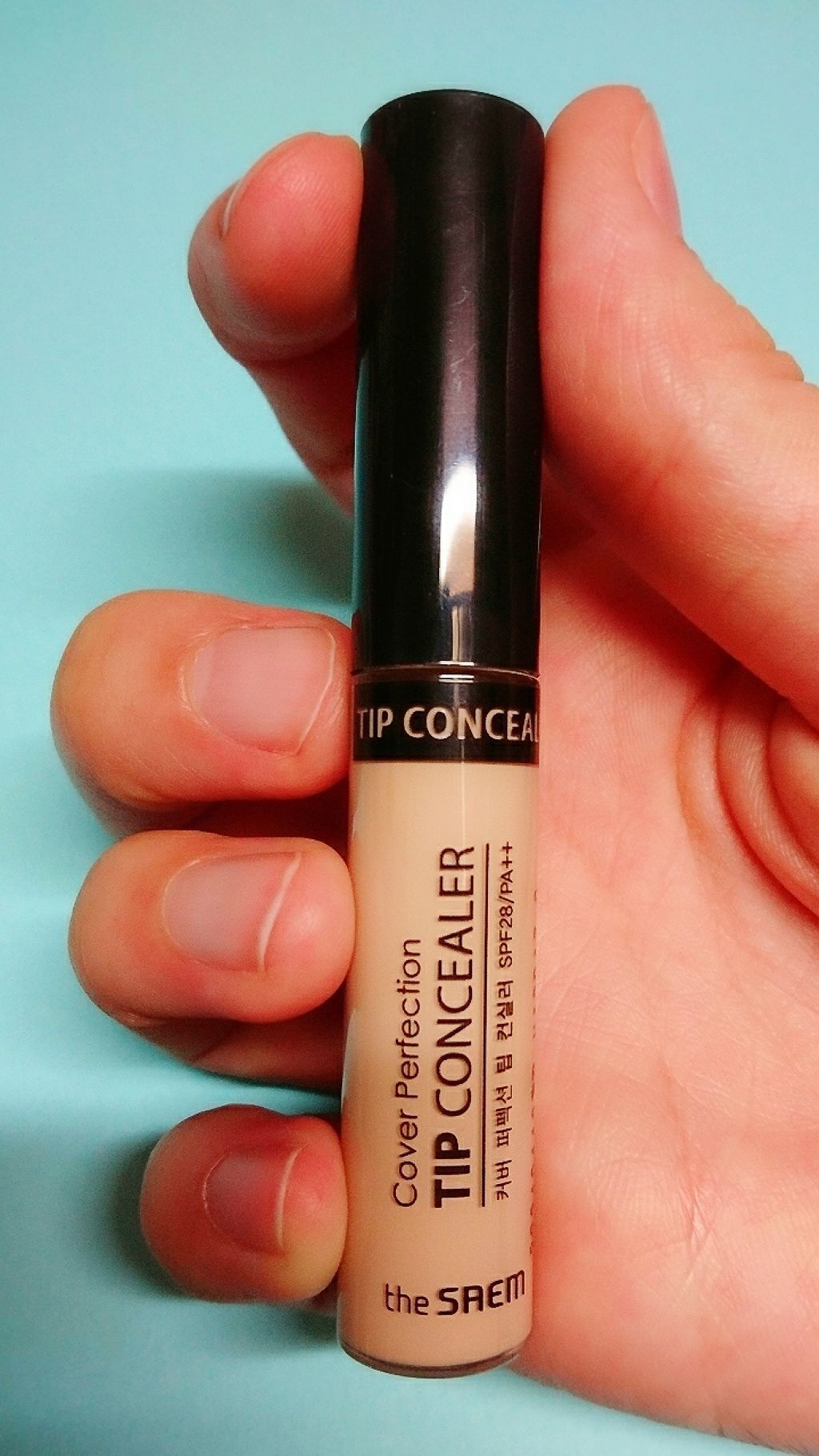 カバーパーフェクション チップコンシーラー/the SAEM/リキッドコンシーラーを使ったクチコミ（1枚目）