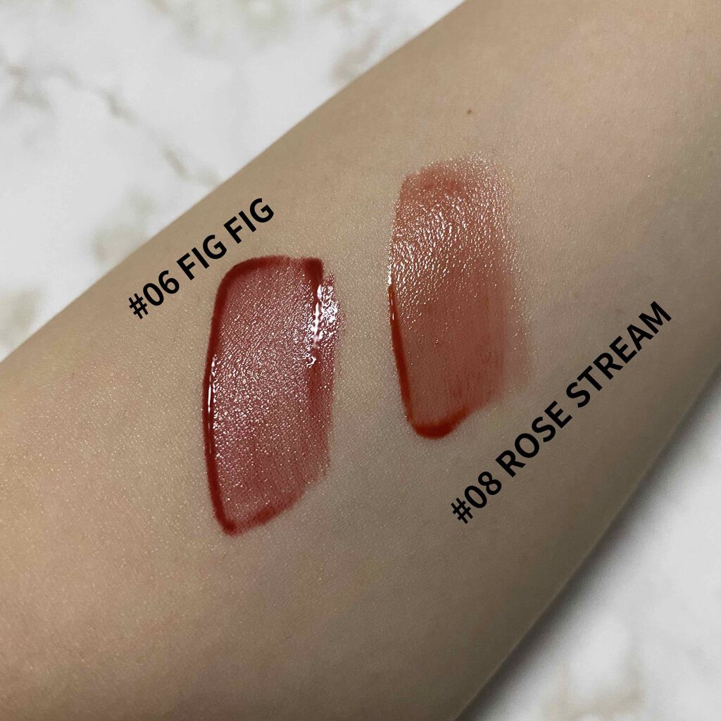 ジューシーラスティングティント/rom&nd/リップティントを使ったクチコミ(3枚目)