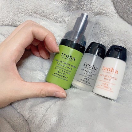 イロハ インティメート ケアトライアル セット/iroha INTIMATE CARE/デリケートゾーンケアを使ったクチコミ(1枚目)