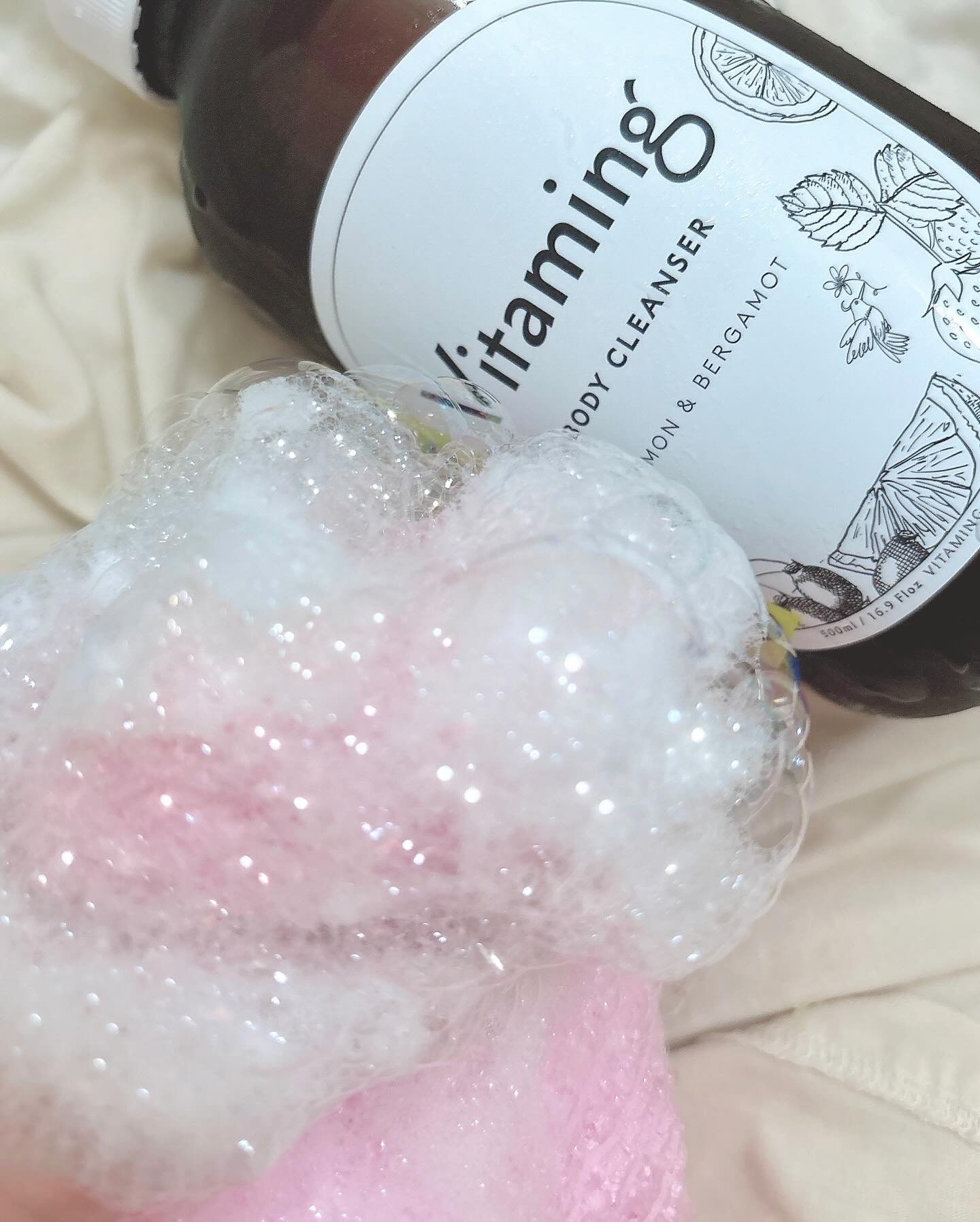 リフレッシングボディソープ(レモン＆ベルガモットの香り)/Vitaming/ボディソープを使ったクチコミ（3枚目）