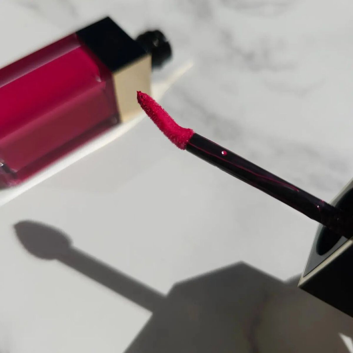 ルージュクレーム ブリアン 207 Musa Ornata/クレ・ド・ポー ボーテ/口紅を使ったクチコミ（3枚目）