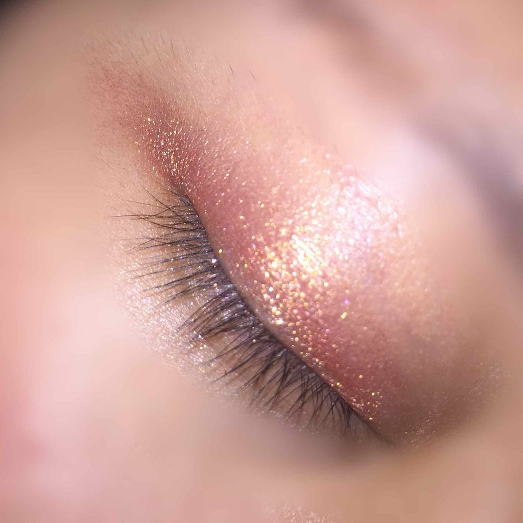 パウダリーグリッターアイシャドウリップ/xixi/アイシャドウパレットを使ったクチコミ(3枚目)