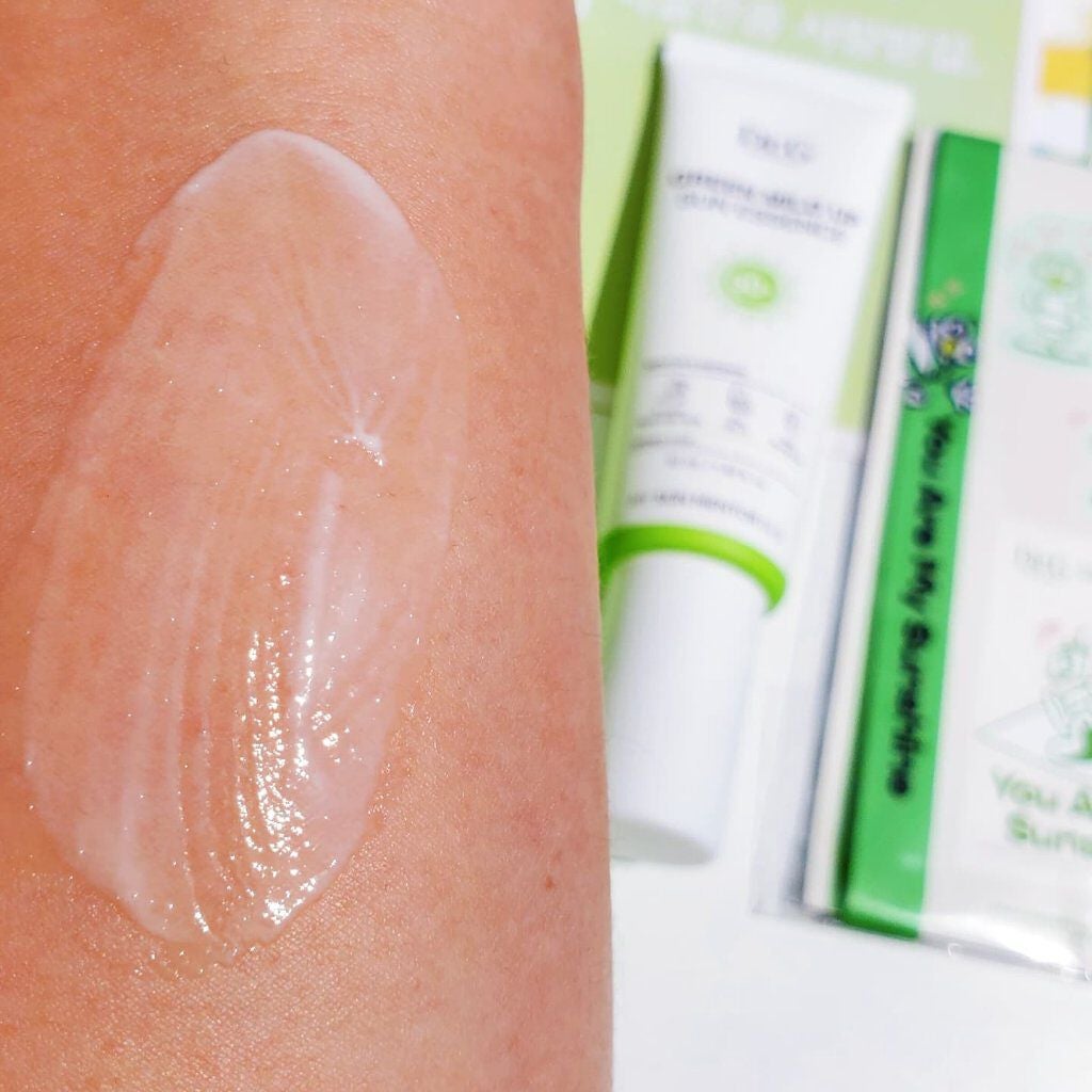 グリーンマイルドアップサンスエッセンス/Dr.G/日焼け止めローションを使ったクチコミ(3枚目)