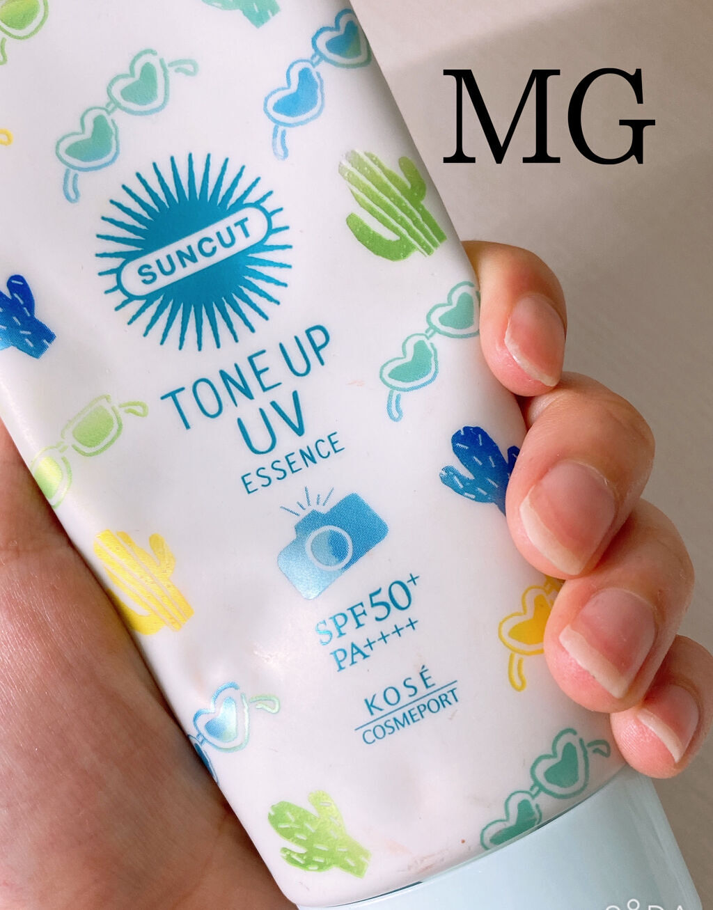 トーンアップUV エッセンス/サンカット®/日焼け止めローションを使ったクチコミ（3枚目）