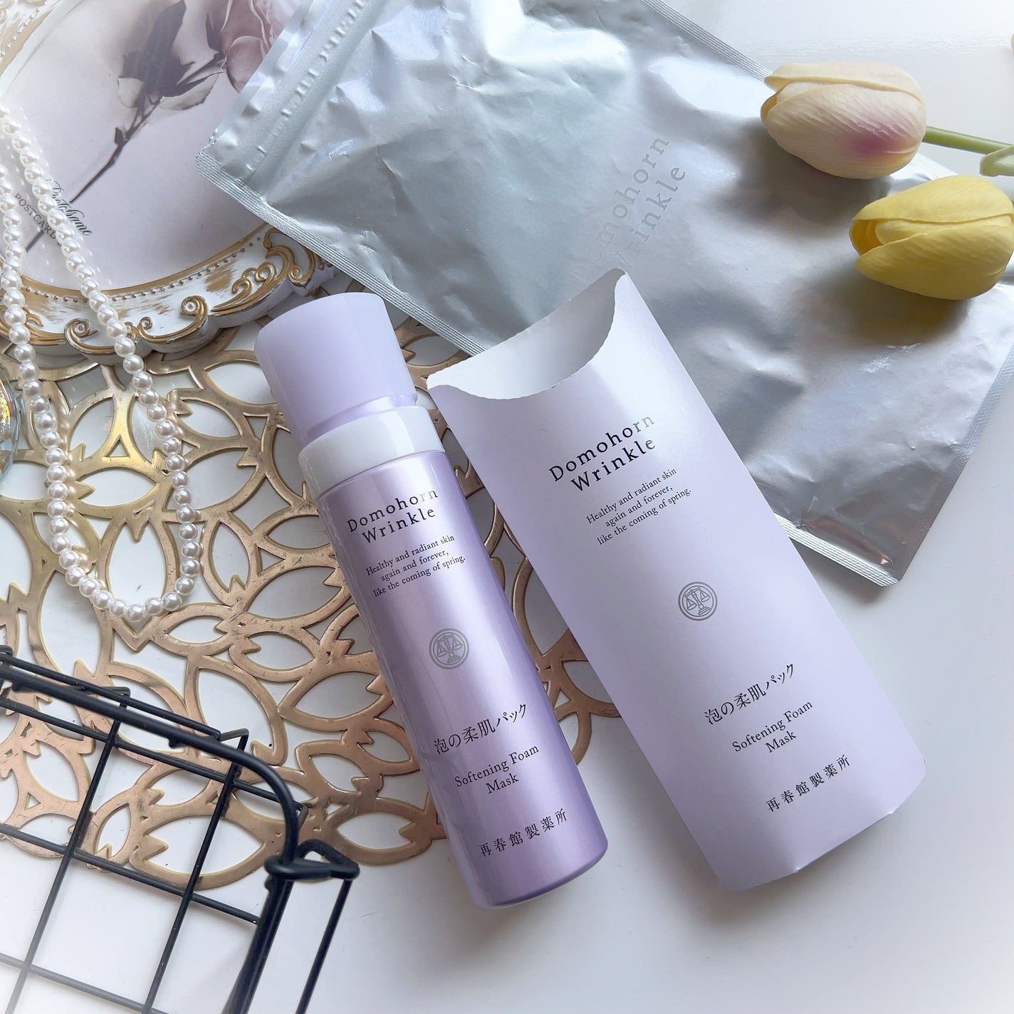 泡の柔肌パック/ドモホルンリンクル/洗い流すパック・マスクを使ったクチコミ(5枚目)