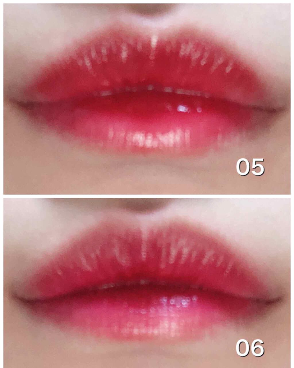 グラスティングウォーターティント/rom&nd/リップティントを使ったクチコミ(3枚目)