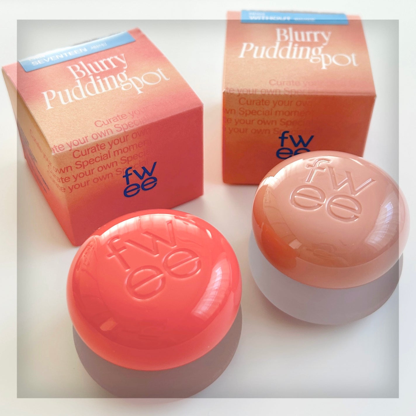 リップアンドチーク ブラーリープリンポット/fwee/口紅を使ったクチコミ(2枚目)