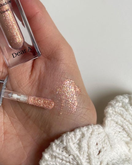 グリッターアイシャドウ/Dear.A/グリッターを使ったクチコミ(4枚目)