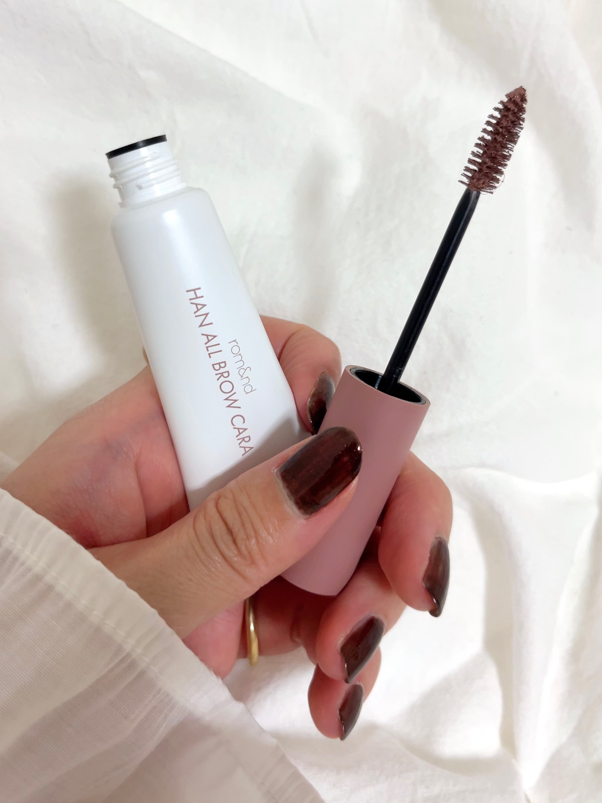 ハンオールブロウカラ/rom&nd/眉マスカラを使ったクチコミ（2枚目）