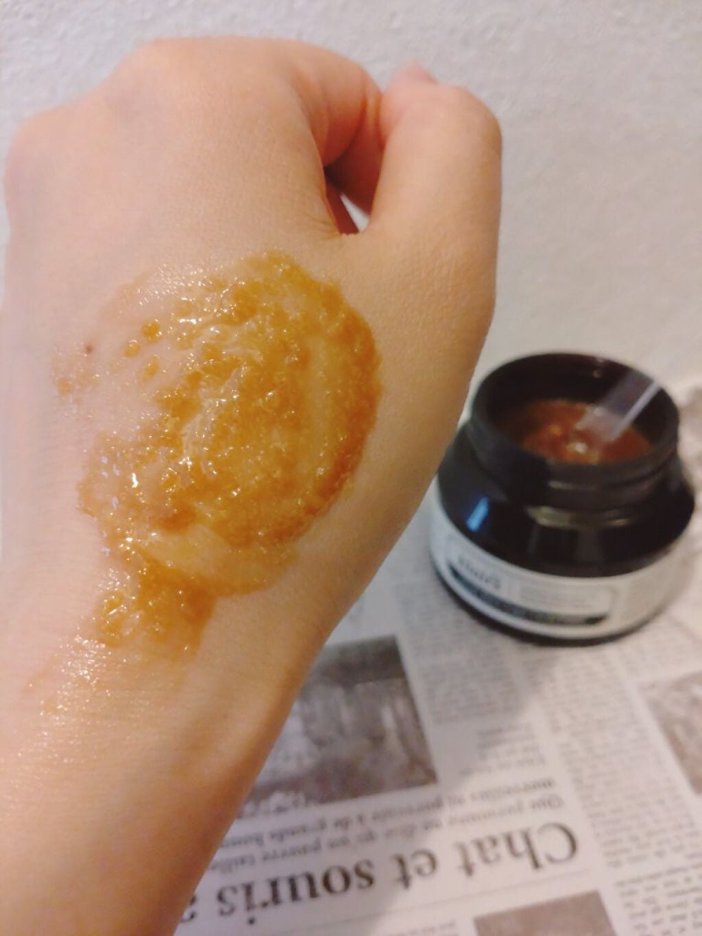 ジェントルブラックシュガーフェイシャルポリッシュ(110g)/Klairs/洗い流すパック・マスクを使ったクチコミ(4枚目)