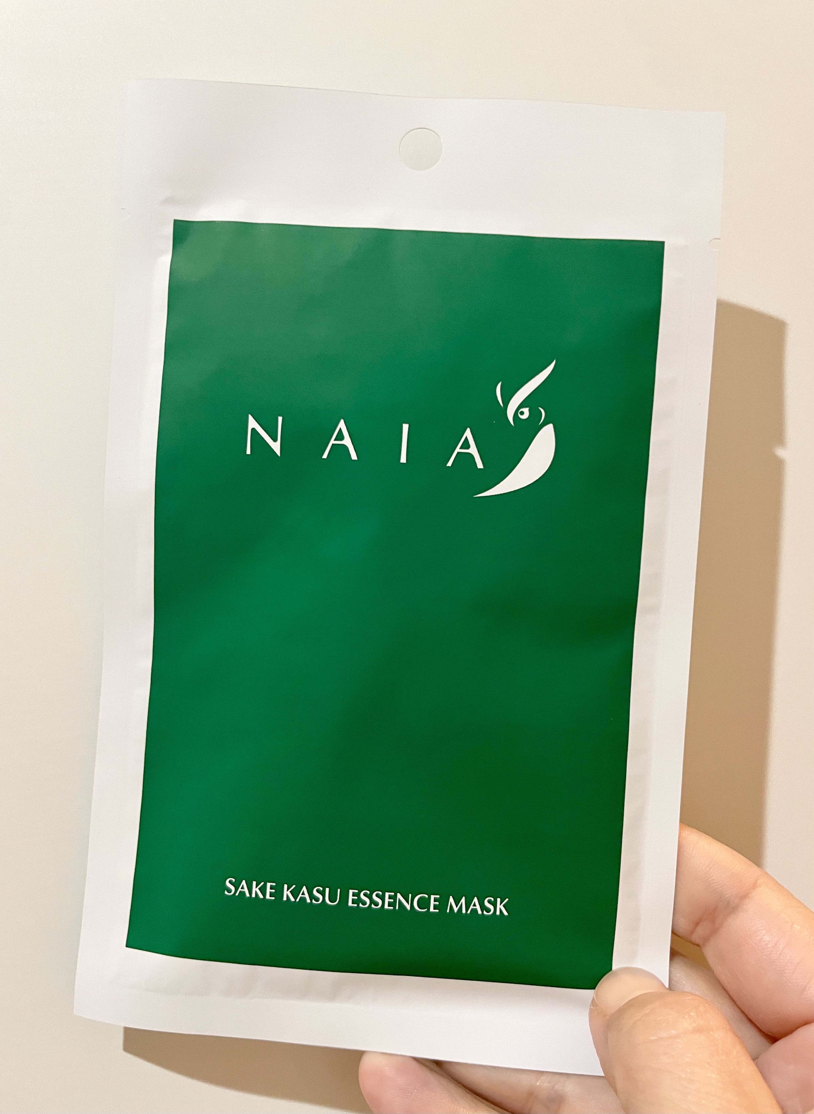 酒粕フェイスマスク 7枚入り（個包装）/NAIA/シートマスク・パックを使ったクチコミ（1枚目）