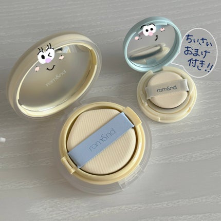 ヌーゼロクッション/rom&nd/クッションファンデーションを使ったクチコミ(2枚目)