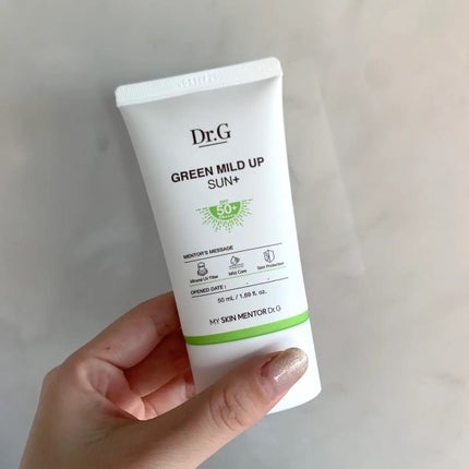 グリーンマイルドアップサンプラス/Dr.G/日焼け止めクリームを使ったクチコミ(1枚目)
