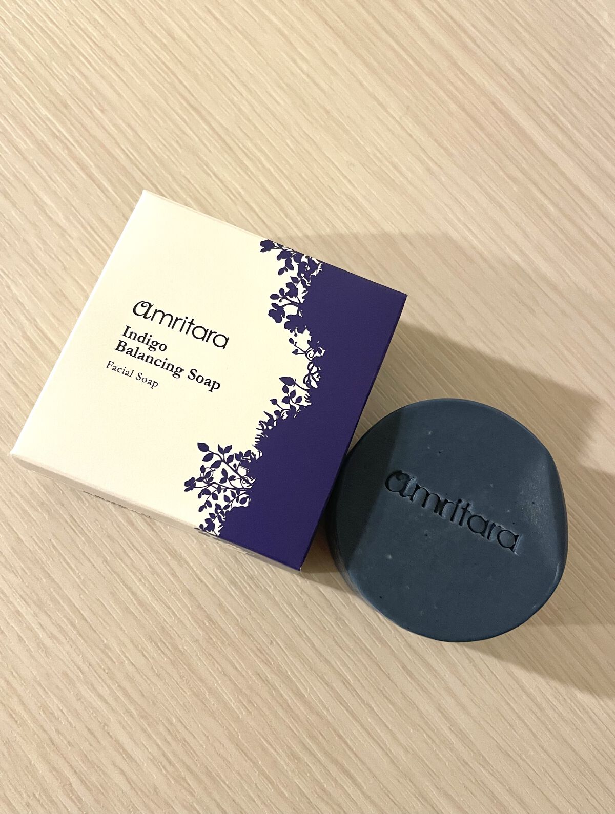 インディゴ バランシング ソープ/AMRITARA/洗顔石鹸を使ったクチコミ（1枚目）