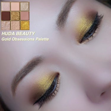 Gold Obsessions Palette/Huda Beauty/アイシャドウパレットを使ったクチコミ（1枚目）