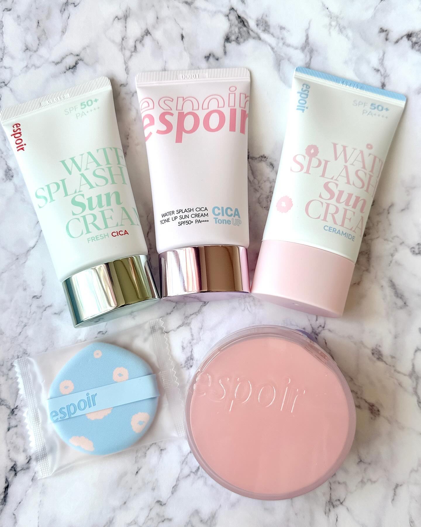 ウォータースプラッシュ サンクリーム フレッシュ CICA/espoir/化粧下地を使ったクチコミ（1枚目）