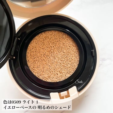 ピュアラディアントプロテクション アクアティックグロー クッションファンデーション SPF50+／PA+++ 00509/NARS/クッションファンデーションを使ったクチコミ（3枚目）