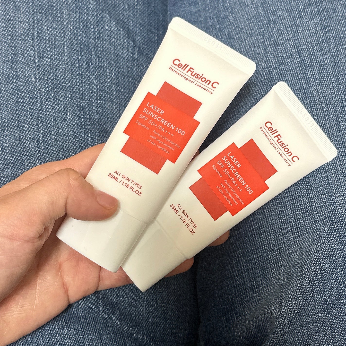 レーザーサンスクリーン 100/Cell Fusion C(セルフュージョンシー)/日焼け止めクリームを使ったクチコミ(2枚目)