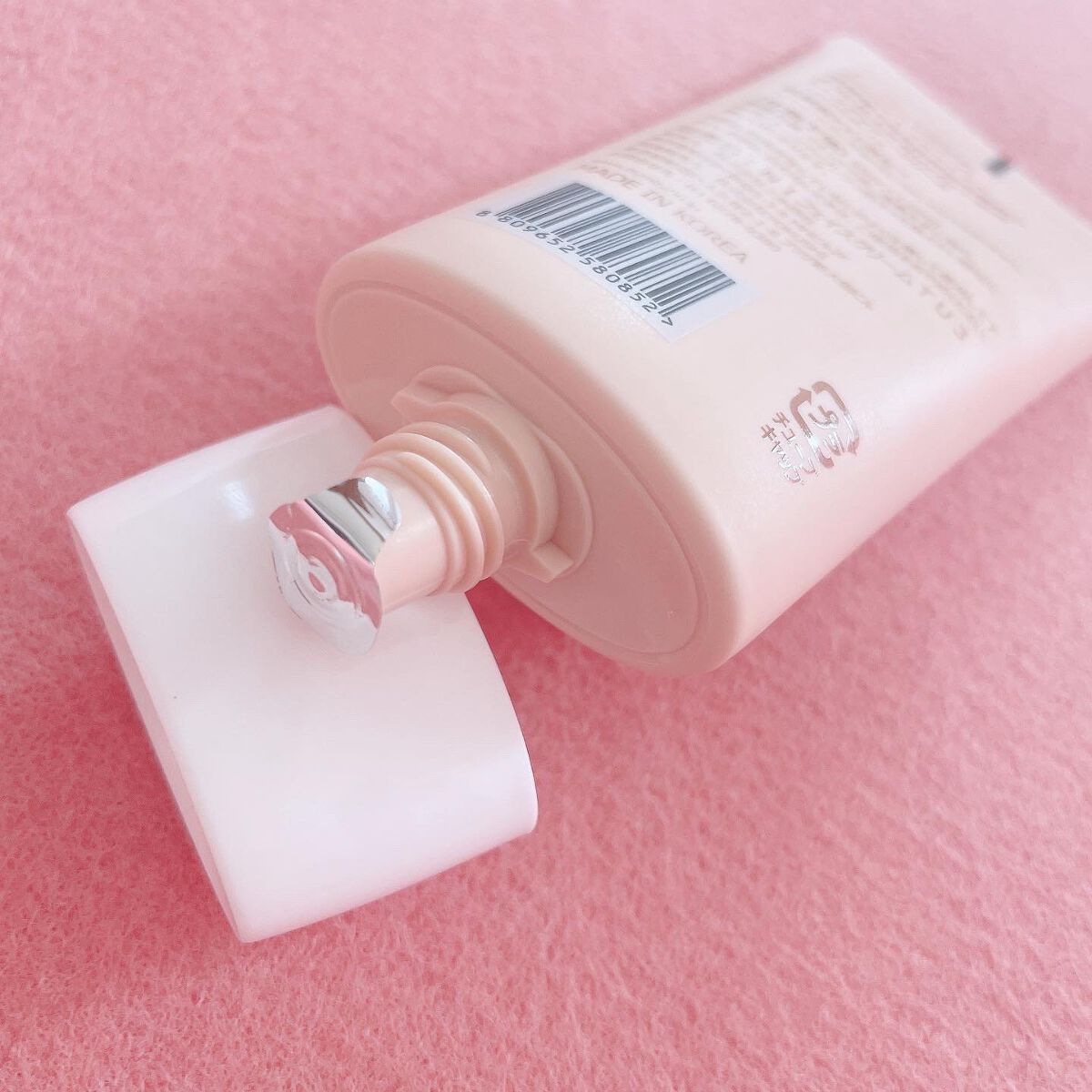 3番 ノーファンデ陶器肌トーンアップクリーム/numbuzin/化粧下地を使ったクチコミ(2枚目)