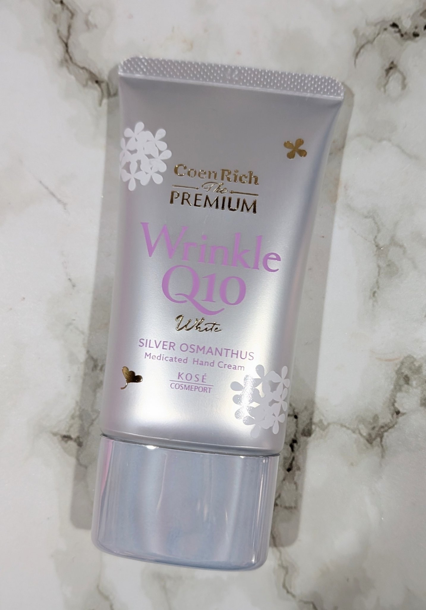 コエンリッチ　ザ　プレミアム　　薬用リンクルホワイト　ハンドクリーム　銀木犀の香り【医薬部外品】/コエンリッチQ10/ハンドクリームを使ったクチコミ（2枚目）