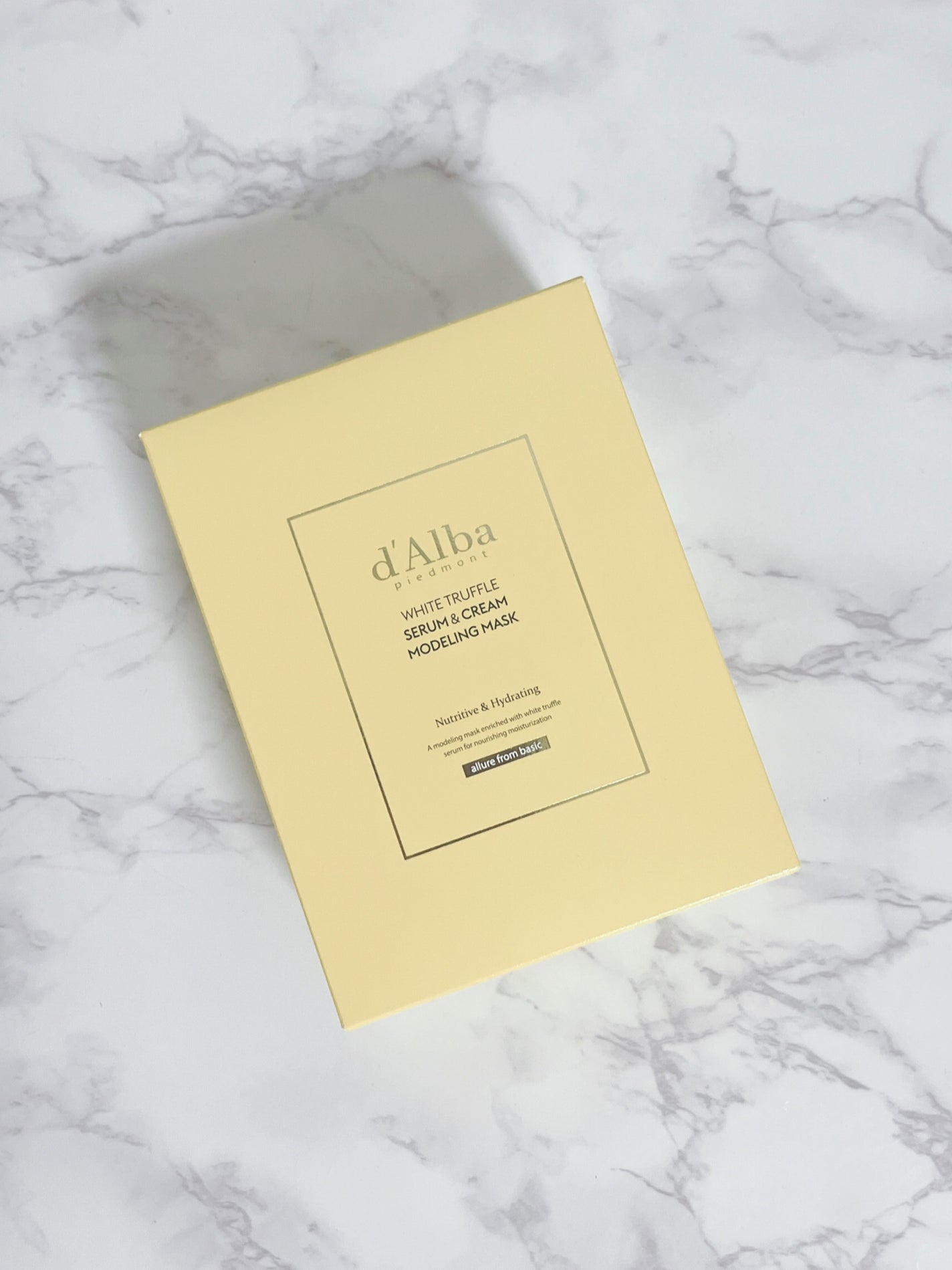 WHITE TRUFFLE SERUM & CREAM MODELING MASK/ダルバ/その他スキンケアを使ったクチコミ(2枚目)