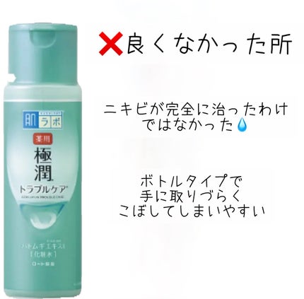 薬用 極潤 スキンコンディショナー/肌ラボ/化粧水を使ったクチコミ(4枚目)