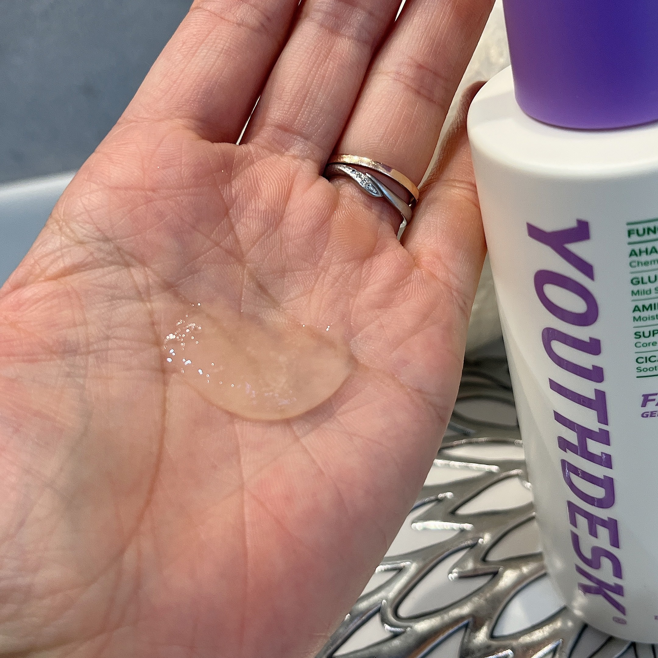 フェースピュリファイアジェルクレンザー/YOUTHDESK/クレンジングジェルを使ったクチコミ（3枚目）