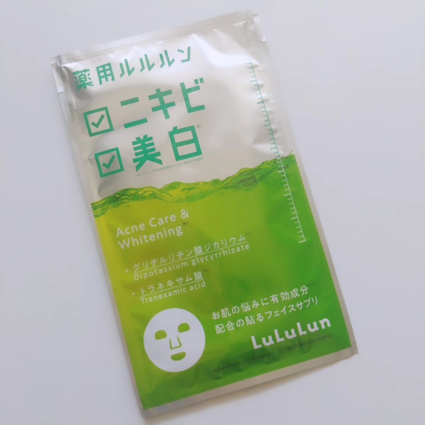 薬用ルルルン 美白アクネ/ルルルン/シートマスク・パックを使ったクチコミ(2枚目)