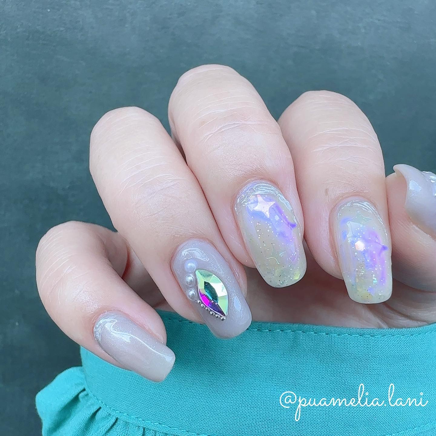 ジェルミー クリスタルトップジェル  16ml/ジェルミーワン/ジェルネイルを使ったクチコミ（2枚目）