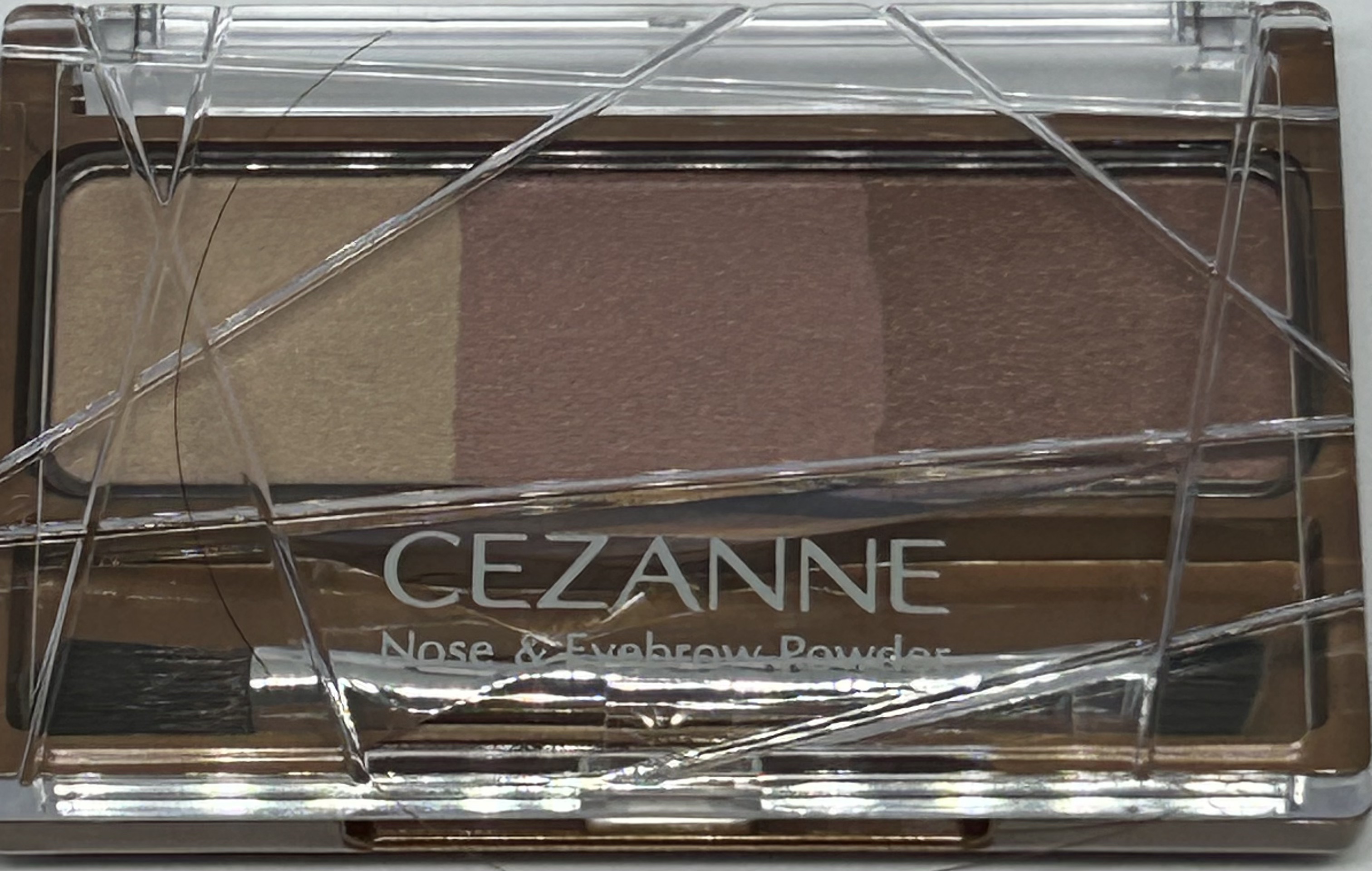 ノーズ＆アイブロウパウダー 04 モーヴブラウン/CEZANNE/パウダーアイブロウを使ったクチコミ（1枚目）
