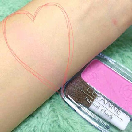 ナチュラル チークN/CEZANNE/パウダーチークを使ったクチコミ(3枚目)