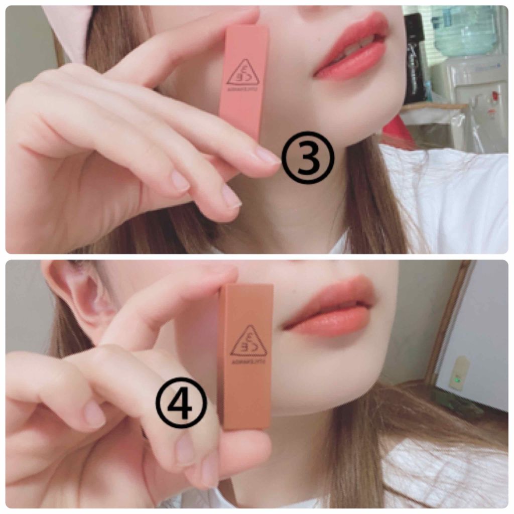 3CE LIP COLOR MINI KIT/3CE/口紅を使ったクチコミ（3枚目）
