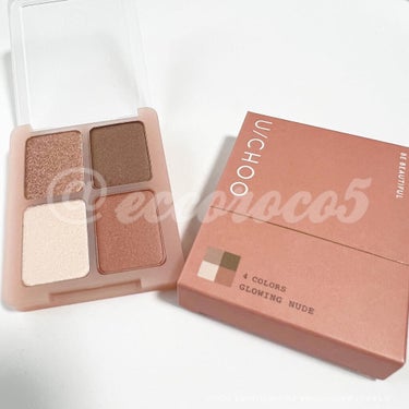 GLAM EYE SHADOW GLOWING NUDE/U/CHOO/アイシャドウパレットを使ったクチコミ（1枚目）