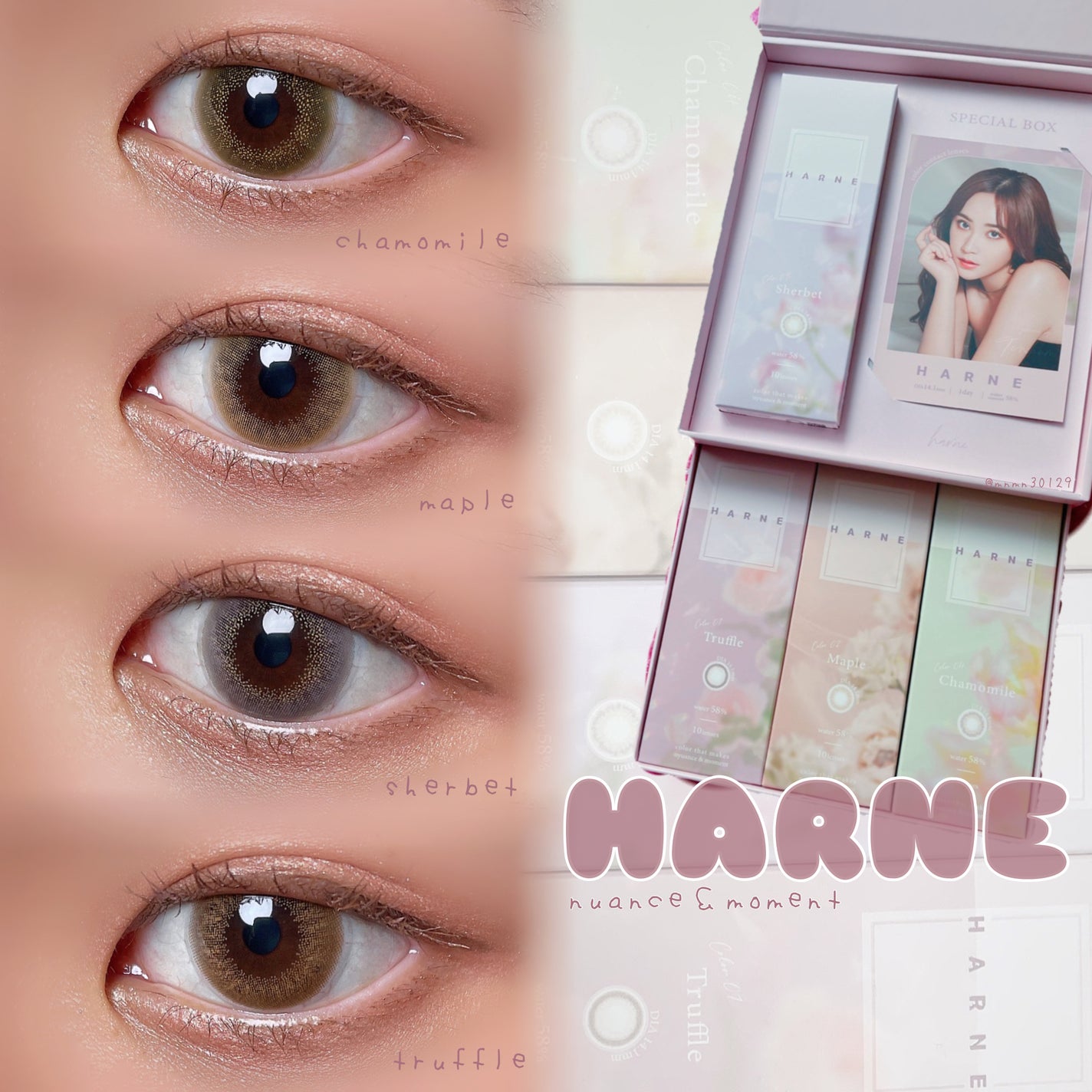 HARNE 1day/HARNE/ワンデー(1DAY)カラコンを使ったクチコミ(1枚目)