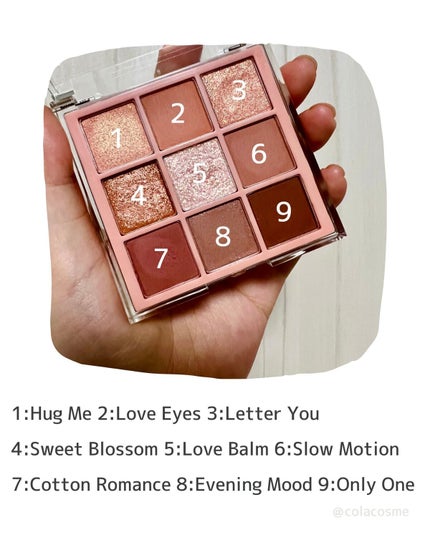 KEYBO FALL IN LOVE SHADOW PALETTE/keybo/アイシャドウパレットを使ったクチコミ(2枚目)