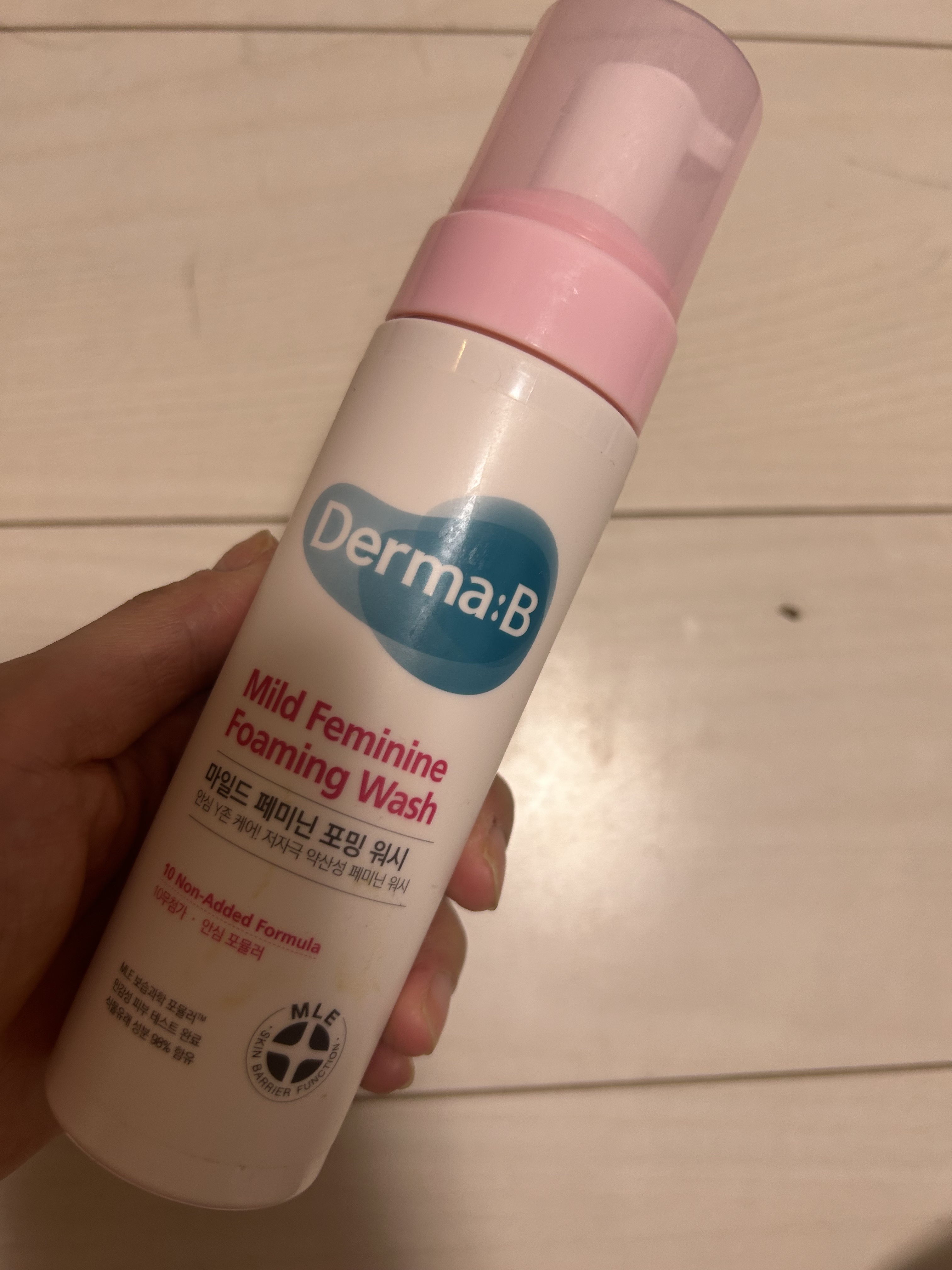 マイルドフェミニンフォーミングウォッシュ/Derma:B/デリケートゾーンケアを使ったクチコミ（1枚目）