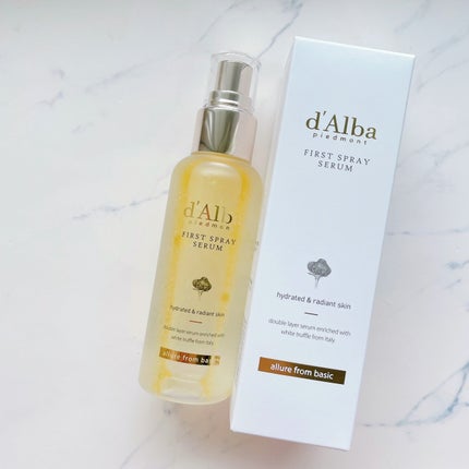 ダルバ ホワイトトリュフファーストスプレーセラム/ダルバ/ミスト状化粧水を使ったクチコミ(4枚目)