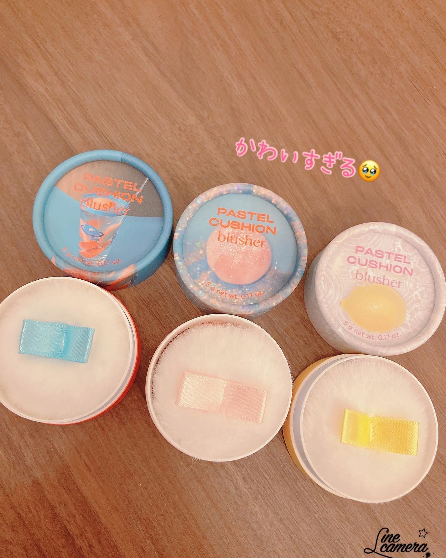 パステルクッションブラッシャー/THE FACE SHOP/パウダーチークを使ったクチコミ(1枚目)