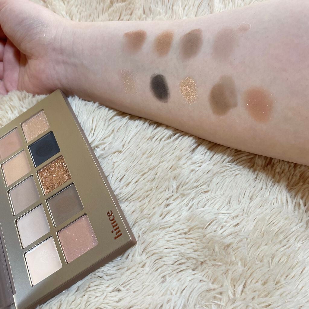 ニューデップスアイシャドウパレット/hince/アイシャドウパレットを使ったクチコミ(2枚目)