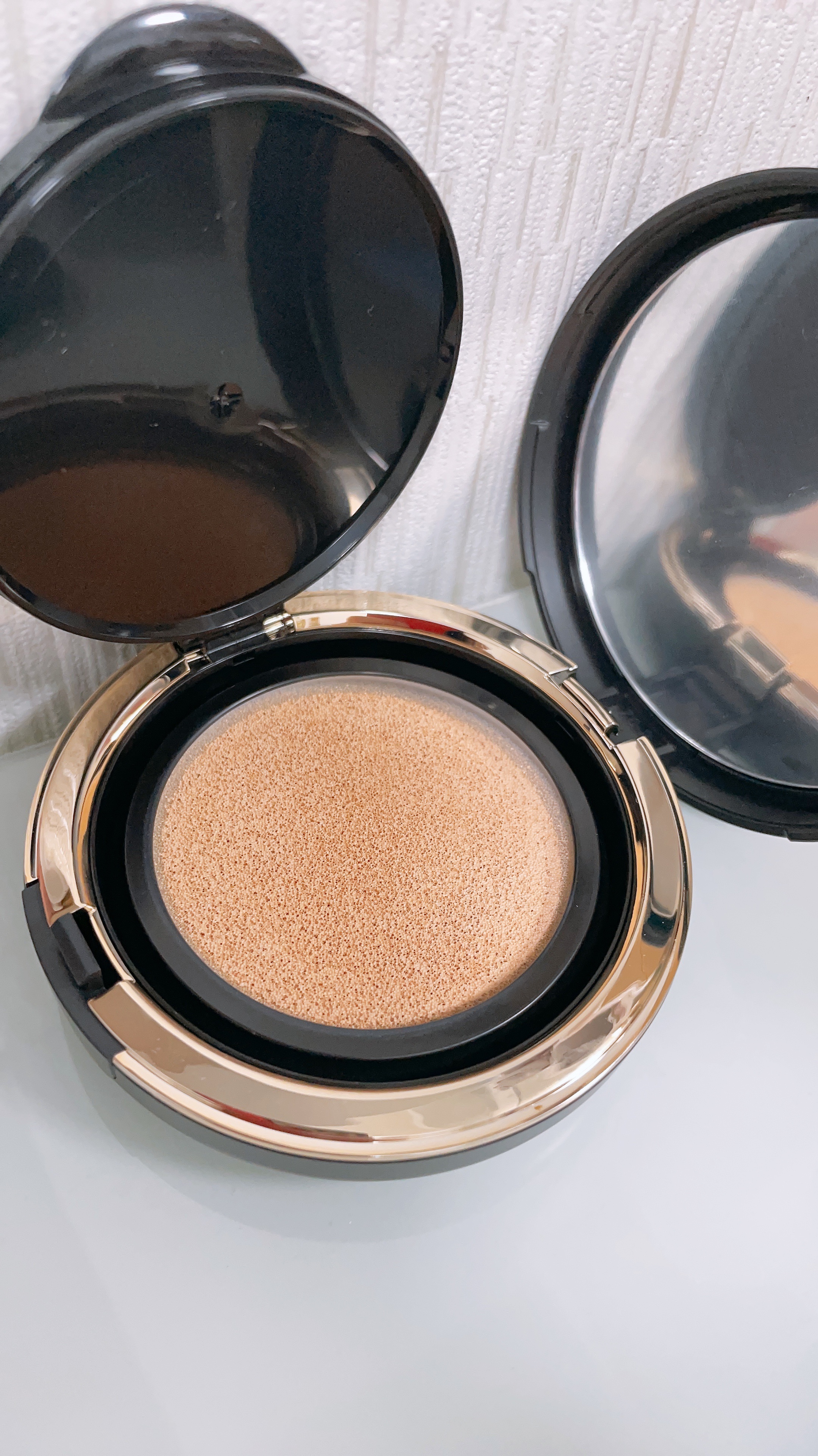 オリジナル ピュア セラム カバーアップ クッション/bareMinerals/クッションファンデーションを使ったクチコミ（2枚目）